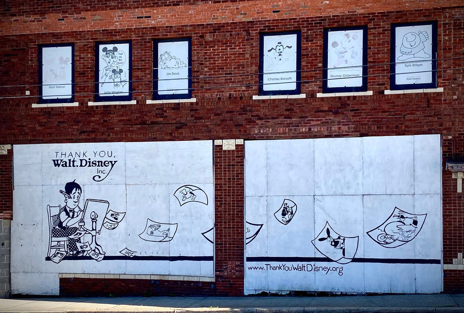 Left Side Of The Thank You Walt Disney Exterior Wall